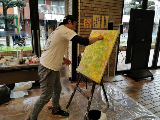 Live Painting Performance Itabashi Cultural Hall