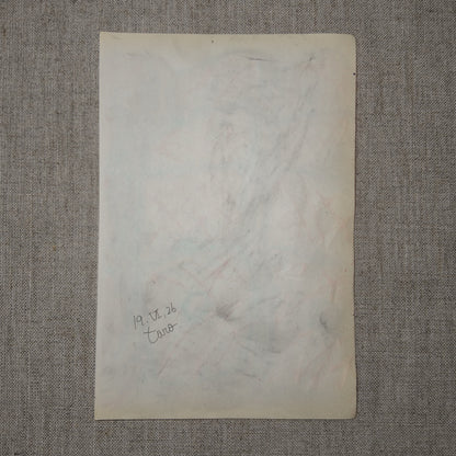 Drawing Oil Pastel, Acrylic on Paper "Crondy Pink"