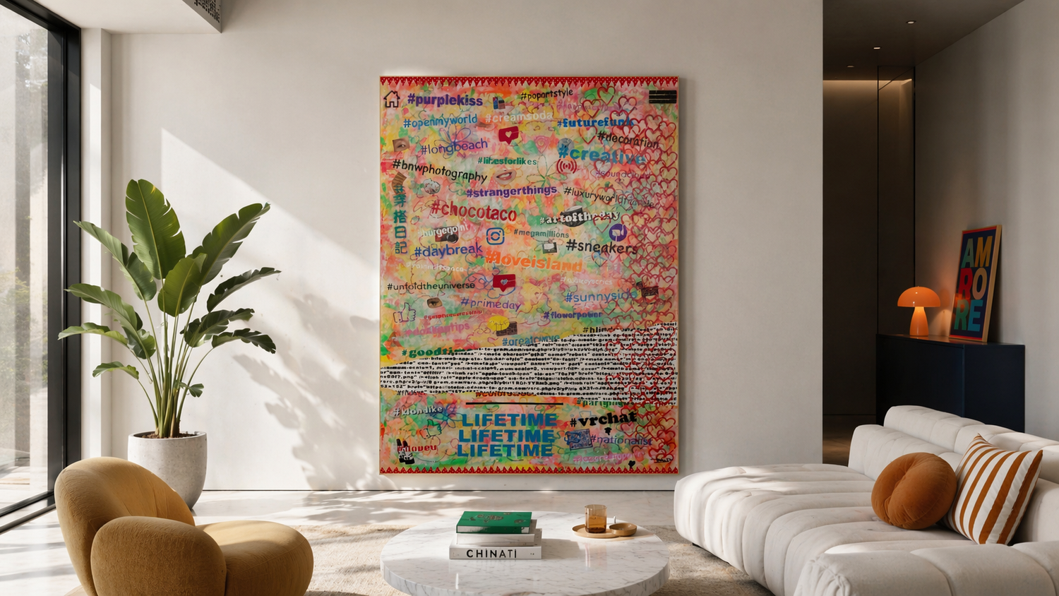Hashtag | Acrylic on Canvas