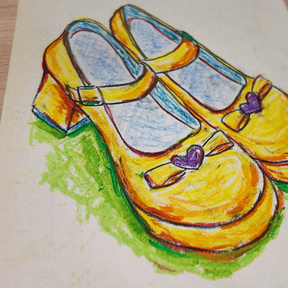 Devilish Heart Yellow Shoes