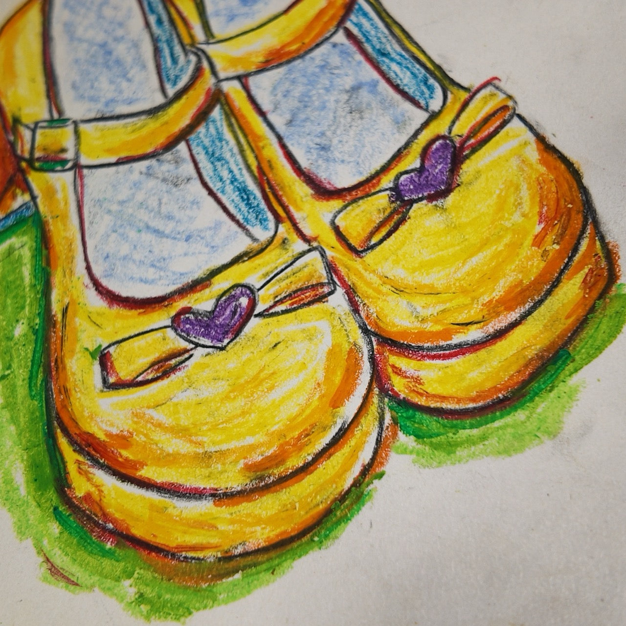Devilish Heart Yellow Shoes