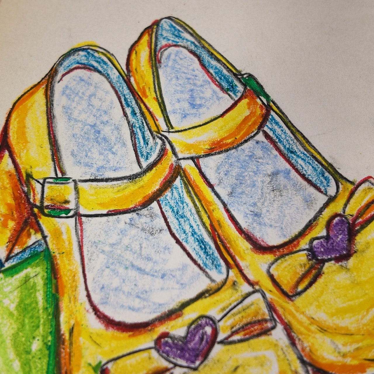 Devilish Heart Yellow Shoes