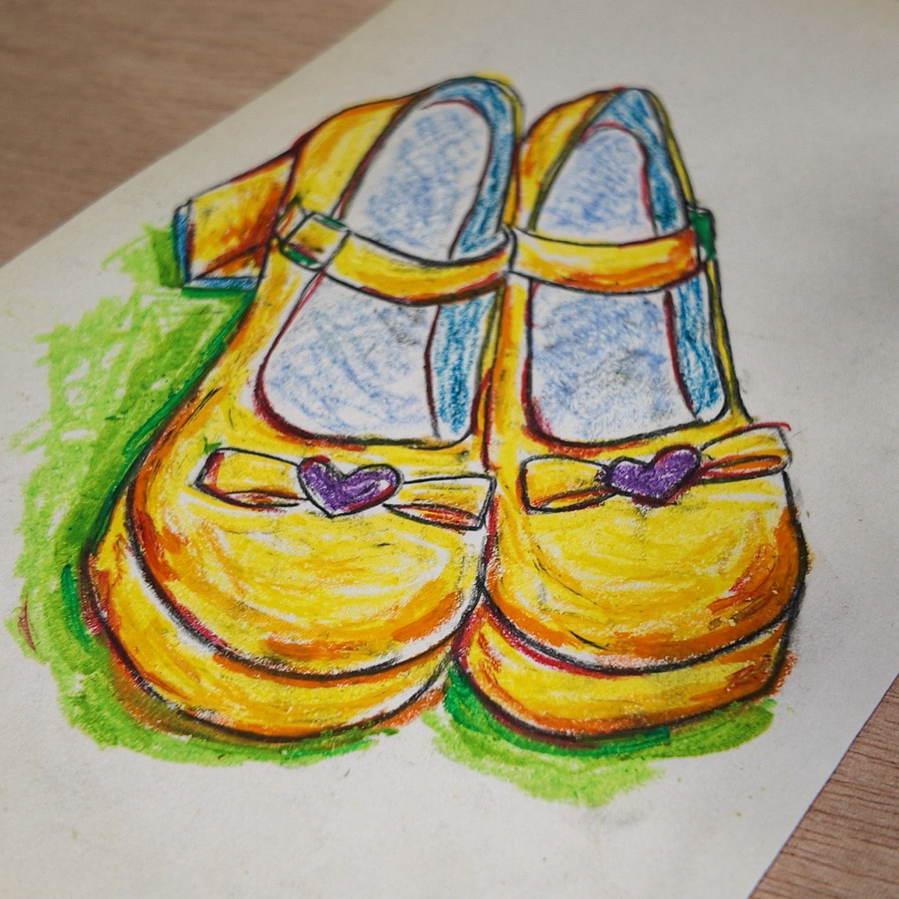 Devilish Heart Yellow Shoes