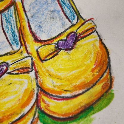 Devilish Heart Yellow Shoes