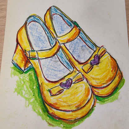 Devilish Heart Yellow Shoes